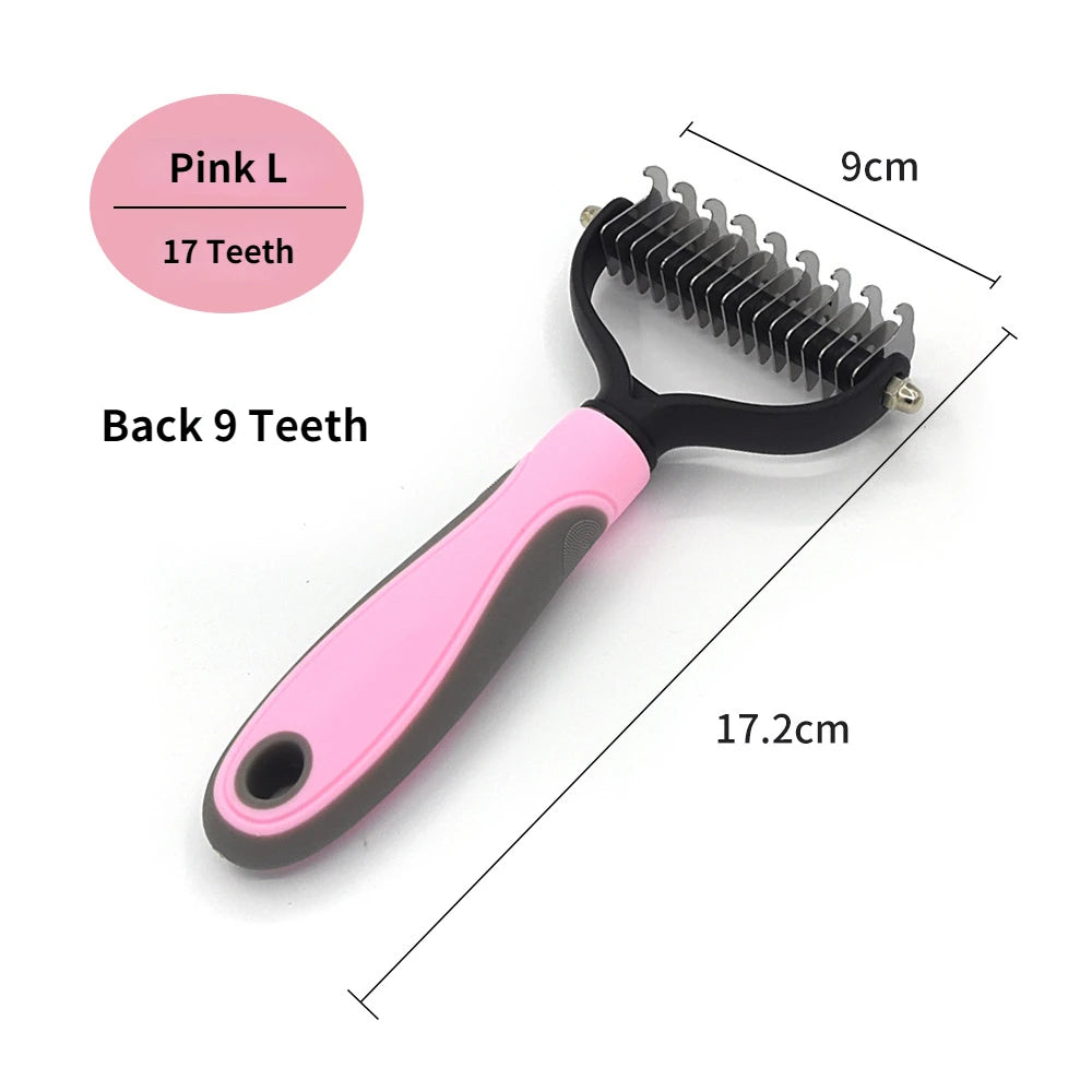 Velmora™ FurEase Pro – Professional Pet Deshedding & Knot Removal Brush