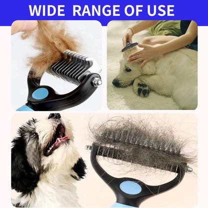 Velmora™ FurEase Pro – Professional Pet Deshedding & Knot Removal Brush
