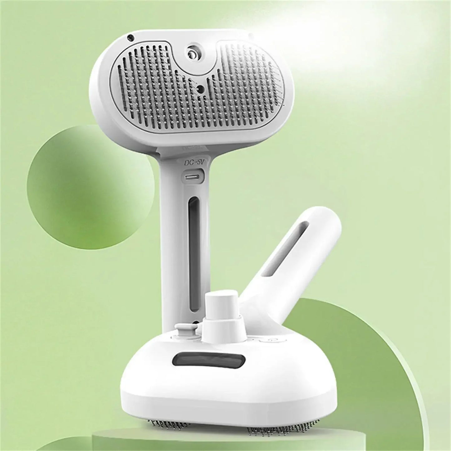 Velmora™ SteamGlow Pet Brush – 3-in-1 Grooming & Deshedding Brush Dogs