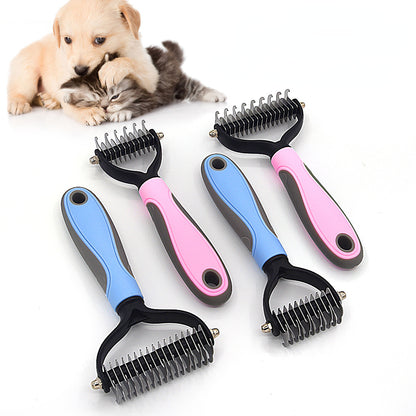 Velmora™ FurEase Pro – Professional Pet Deshedding & Knot Removal Brush