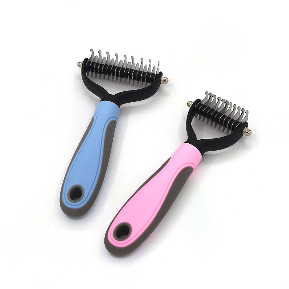Velmora™ FurEase Pro – Professional Pet Deshedding & Knot Removal Brush