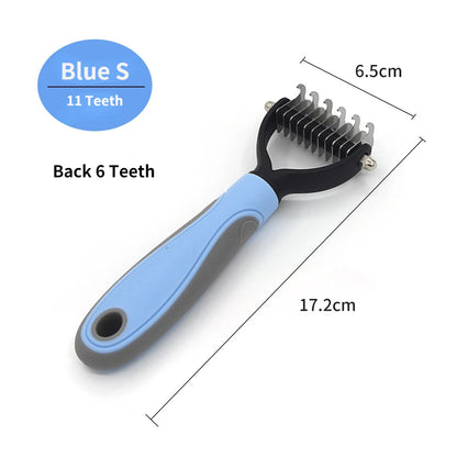 Velmora™ FurEase Pro – Professional Pet Deshedding & Knot Removal Brush