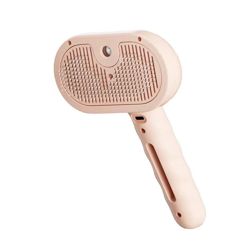 Velmora™ SteamGlow Pet Brush – 3-in-1 Grooming & Deshedding Brush Dogs