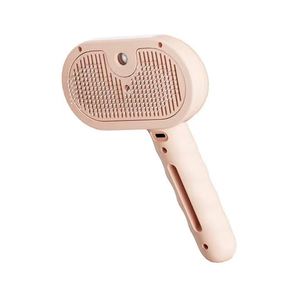 Velmora™ SteamGlow Pet Brush – 3-in-1 Grooming & Deshedding Brush Dogs